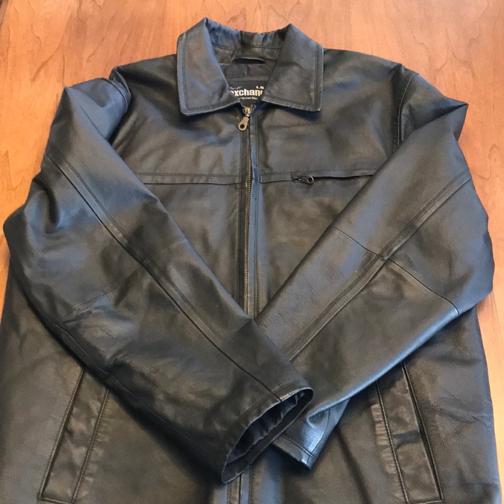 IB Exchange Black Leather Jacket